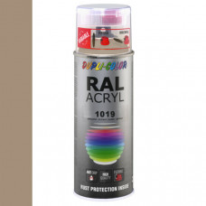 DUPLICOLOR ACRYL RAL 1019 GRIJSBEIGE HOOGGLANS 400ML