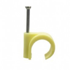 SPIJKERCLIP 16-19MM CREME (100 STUKS)