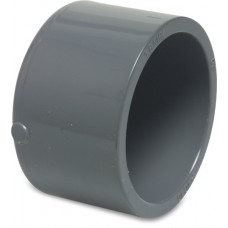 32MM EINDKAP PVC-U LIJMMOF 10BAR GRIJS