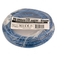 ROL 10MTR VD-DRAAD 2,5Q BLAUW