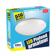 BIGBRIGHT LED PLAFOND/WAND ARMATUUR 12W 3000K - Ø 28CM WARM WIT