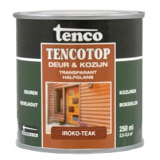 TENCOTOP DEUR & KOZIJN TRANSPARANT IROKO TEAK 250ML