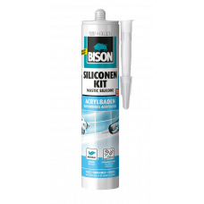 BISON SILICONENKIT ACRYLBADEN WIT 300ML