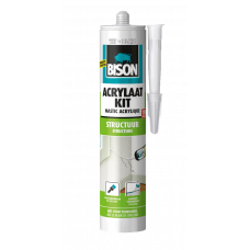 BISON ACRYLAATKIT STRUCTUUR WIT 300ML