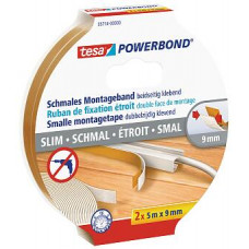 TESA 10MTR POWERBOND MONTAGETAPE SMAL 9MM