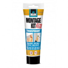 BISON MONTAGEKIT TRANSPARANT TUBE 250GRAM