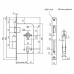 DEURSLOT MAUER 9036 PZW 60MM SKG** RVS LINKS