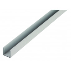 ALUMINIUM U-PROFIEL BLANK 2,6M 8X8X8X1MM