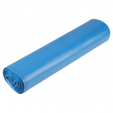 10X AFVALZAK BLAUW 120LTR EXTRA DIK (88MU) 70X110CM