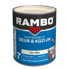 RAMBO BEITS DEUR & KOZIJN ZIJDEGLANS DEKKEND RAL 9001 CREMEWIT 750ML