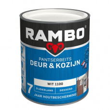 RAMBO BEITS DEUR & KOZIJN ZIJDEGLANS DEKKEND 1100 WIT 750ML