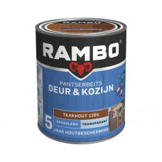 RAMBO BEITS DEUR & KOZIJN HOOGGLANS TRANSPARANT 1204 TEAKHOUT 750ML