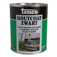 TENCO HOUTCOAT TEERVRIJ ZWART 5LTR