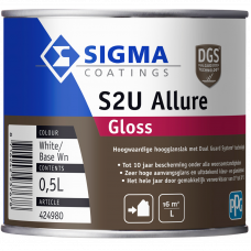 SIGMA S2U ALLURE GLOSS BASIS WN / MENGVERF 0,5 LTR