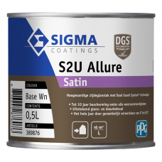 SIGMA S2U ALLURE SATIN BASIS WN / MENGVERF 0,5LTR