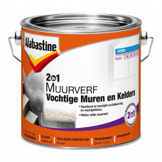 ALABASTINE 2IN1 VOOR VOCHTIGE MUREN 2,5LTR