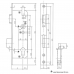 MAUER SMALDEURSLOT PC92 PZW 35MM RVS VP24MM LS/RS