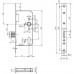 ASSA ABLOY KASTSLOT DM60MM PC72MM VOORPLAAT RVS 24X235MM