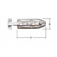 SCHUIF LICHT RVS 100X35MM