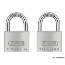 ABUS 2X GLS HANGSLOT TITALIUM 30MM SB