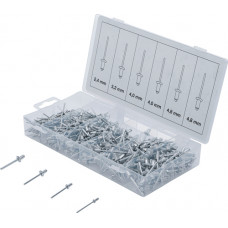 ASSORTIMENT ALUMINIUM POPNAGELS 400-DLG