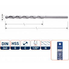 ROTEC HSS-G METAALBOOR SPLITPOINT 2X85MM