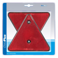 PRO-PLUS 2X DRIEHOEK- REFLECTOR ROOD