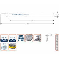 ROTEC 5X DECOUPEER- ZAAG DC530 /T321AF