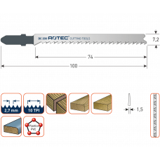 ROTEC 2X DECOUPEER- ZAAG DC200 /T101B