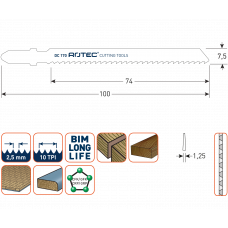 ROTEC 5X DECOUPEER- ZAAG DC170 /T101BF