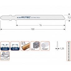 ROTEC 5X DECOUPEER- ZAAG DC820 /T101A