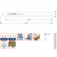 ROTEC 5X RECIPROZAGEN RC490