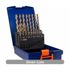 ROTEC HHS DRIEKANT SILVERLINE METAALBOREN SET 19-DLG 1-10MM