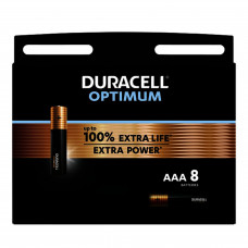 DURACELL 8X BATTERIJEN ALKALINE OPTIMUM AAA