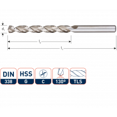 ROTEC HSS (HARD) HOUTBOOR 3X33X61MM