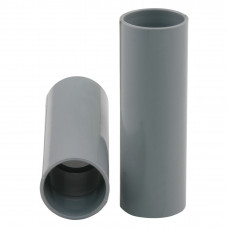 PVC SOK 5/8" SLAGVAST GRIJS (ZAK A 10 STUKS)