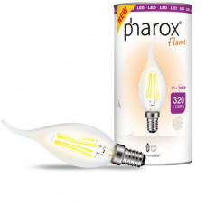 PHAROX LED KAARS DIMBAAR FLAME 4W E14